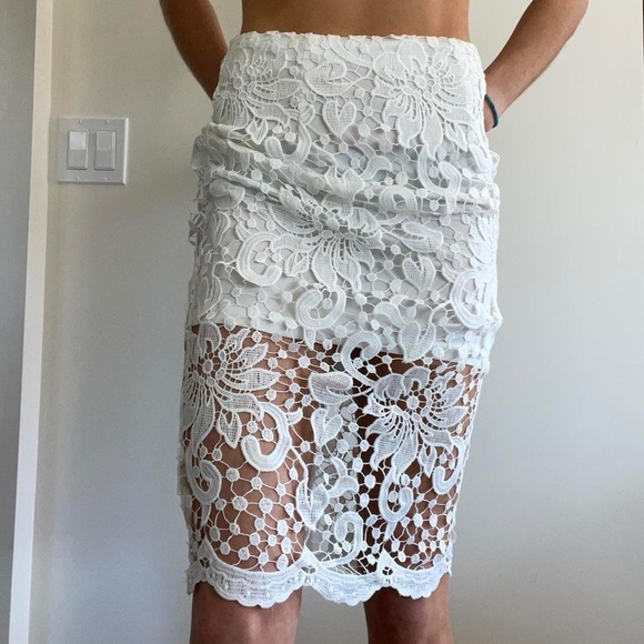 Phanuel Dresses & Skirts - Lace midi skirt